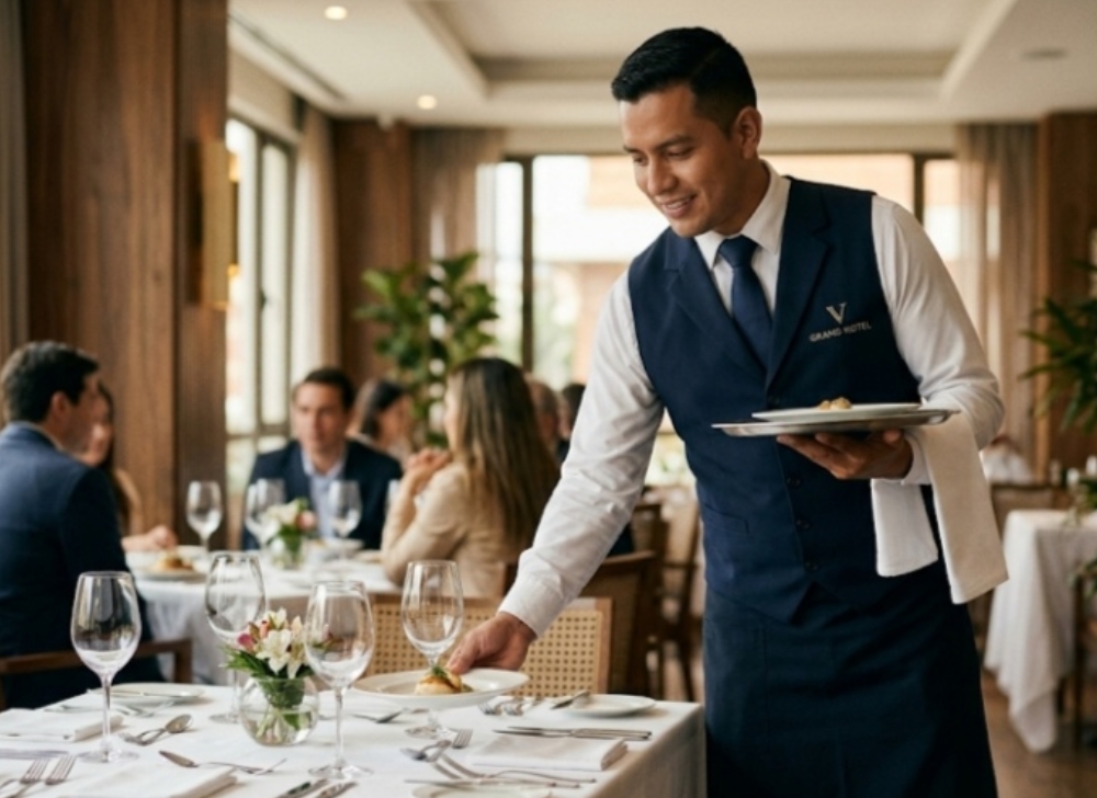 Mesero de Restaurante - V Grand Hotel