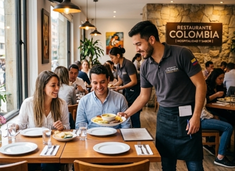 Mesero de Restaurante y Servicio al Cliente